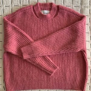 Pistola Denim Pink Sweater with cutout neck XS